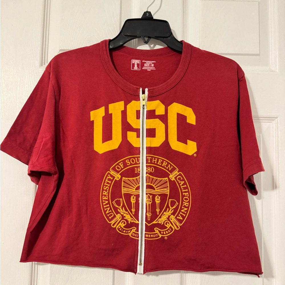 USC Tailgate Crop Top